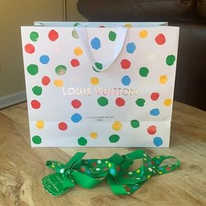 LOUIS VUITTON x Yayoi Kusama Shopping bag w/ribbon -